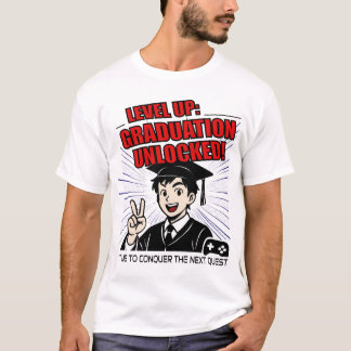 Nível Superior: Graduação Desbloqueada! T-Shirt An