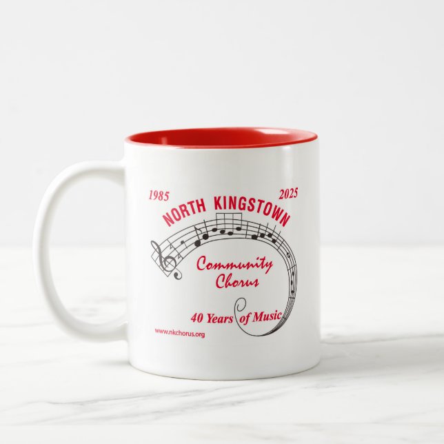 NKCC 40ª caneca de dois tons (Esquerda)