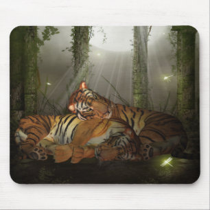 No amor, ano chinês do tigre Mousepad