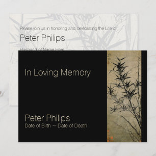 No Amor Memória, Anúncio Funeral De Bambu