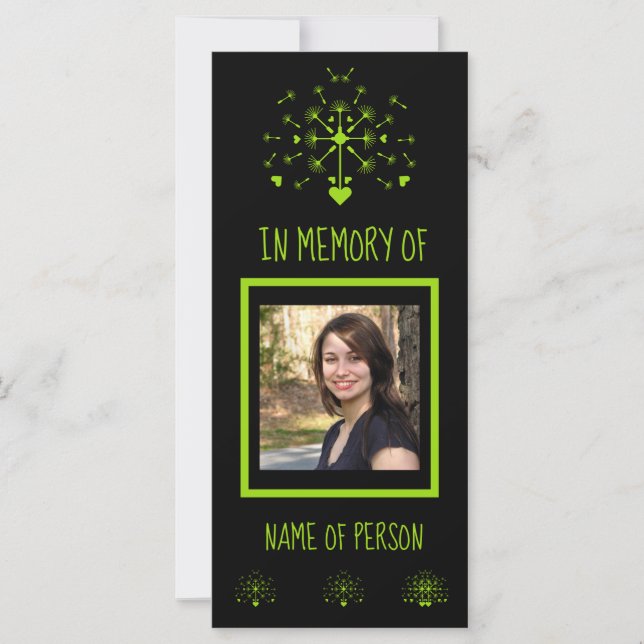 No Amor Memória Dandelion No Vento (Frente)