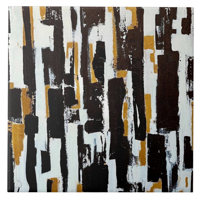 No bosque 6 x 6 Azulejo cerâmico (Frente)