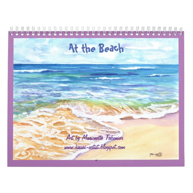 No Calendário de Beach Hawaiian Kauai (Capa)