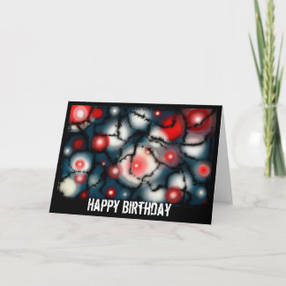 No Cartão de Aniversário de Borda