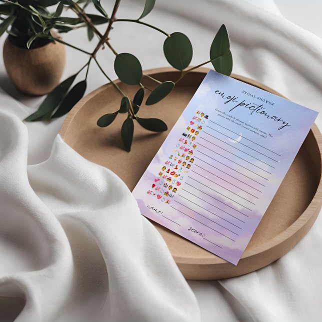 No Cartão de Jogo Emoji Bridal Cloud 9 (Criador carregado)