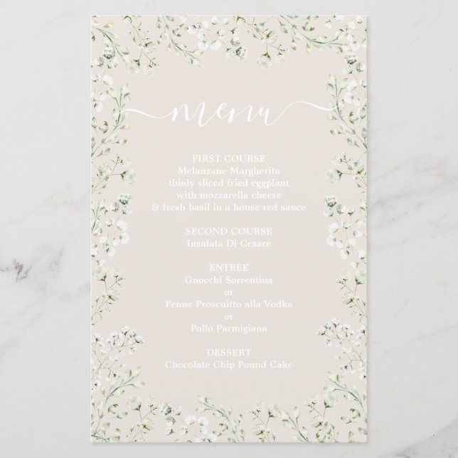 No Cartão Menu Nuvens (Frente)