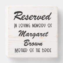 No casamento da memória de amor reservado