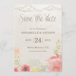 No casamento de Meadow Summer Salve o Cartão de Da