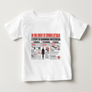 No caso do ataque do zombi: CAMISA DE T