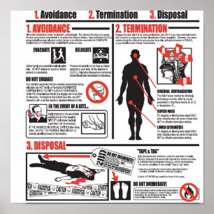 No caso do poster do ataque do zombi