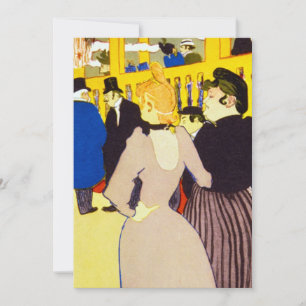 No Clube Noturno por Toulouse Lautrec, Arte Antiga