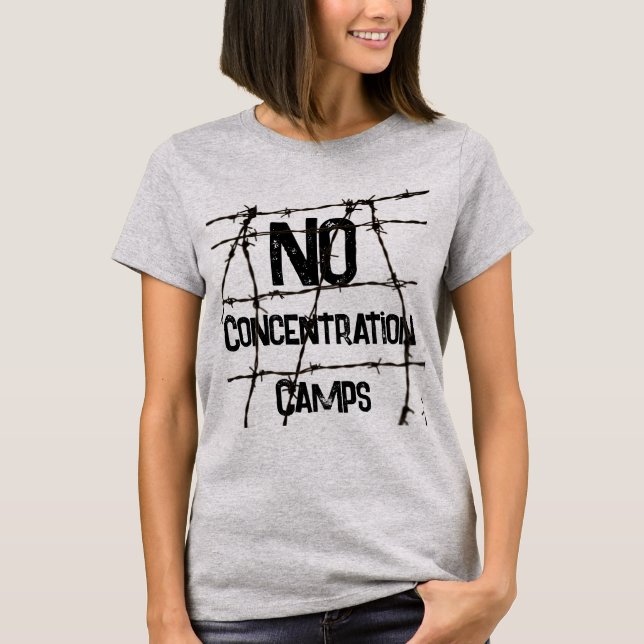 No Concentration Camps T-Shirt (Frente)