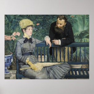 No Conservatório Edouard Manet Poster