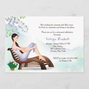 No convite da aposentadoria do jardim