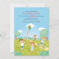 No convite do aniversário do parque