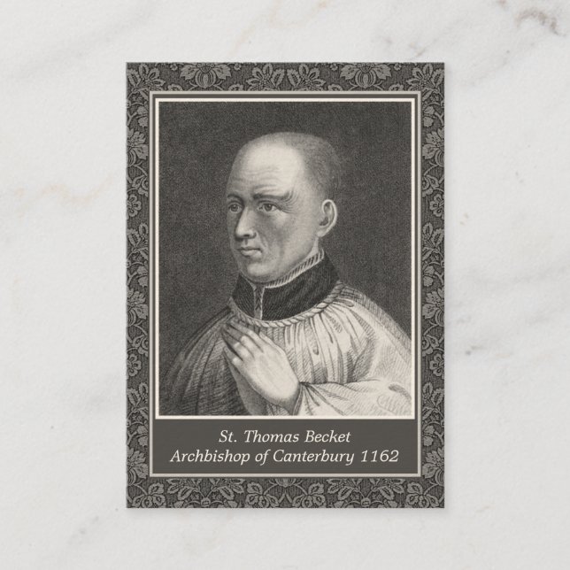 Nó de escota de St Thomas do cartão santamente da (Frente)