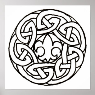 Nó de escoteiro impressão