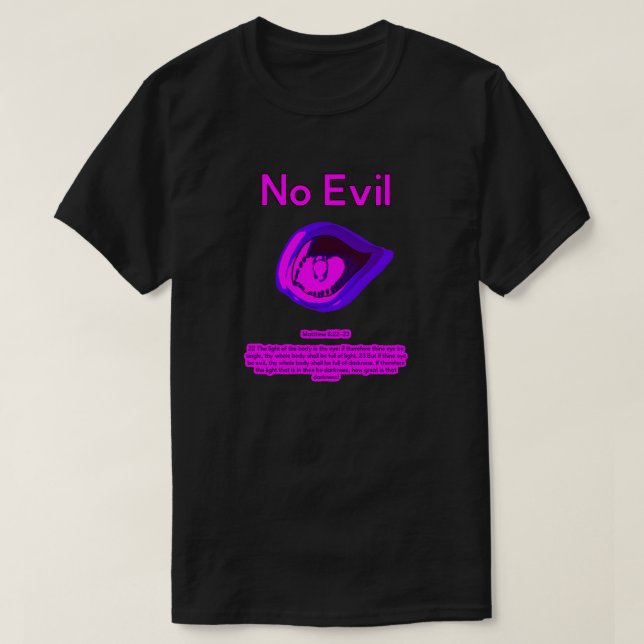No Evil - City Jamz -  T-Shirt (Frente do Design)