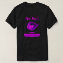 No Evil - Purple Passion - Camiseta