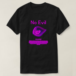 No Evil - Purple Passion - Camiseta