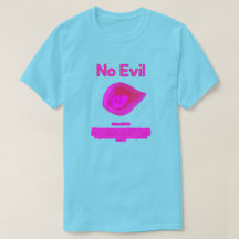 No Evil - Tahitian Sunset Logo-  T-Shirt