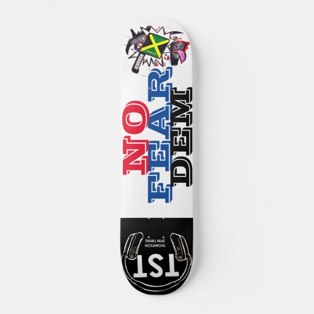NO FEAR DEM Skateboard (Frente)