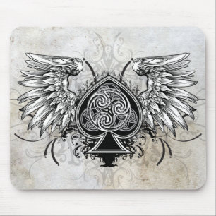 Nó gaélico celta urbano voado Mousepad do tatuag