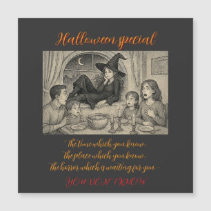 No Halloween dê boas-vindas às bruxas!