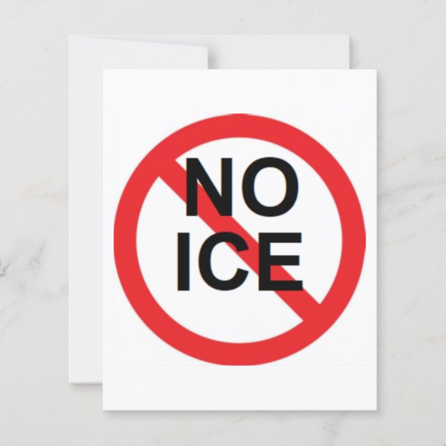 NO ICE  (Frente)