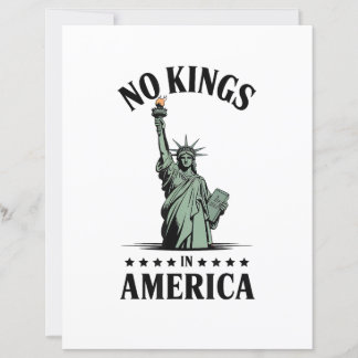 No Kings in America Statue of Liberty