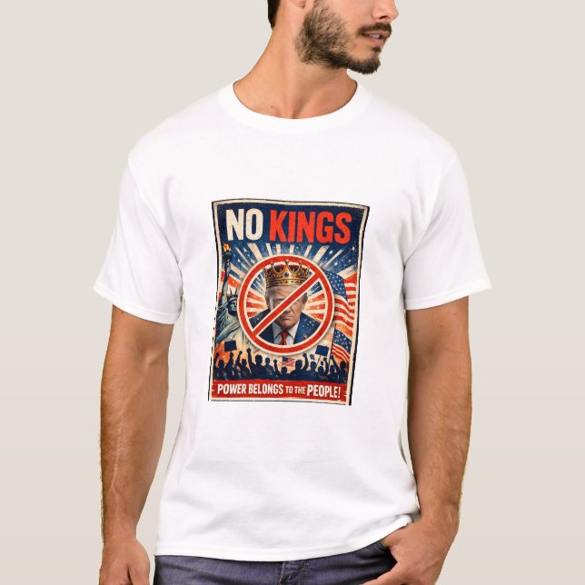 No Kings! Short Sleeve T-Shirt (Frente)