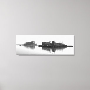 NO LAGOON Stretered Canvas Print (Impressão de tel
