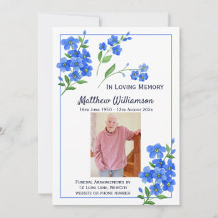 No Loving Memory Esquece-me de não ser um cartão f