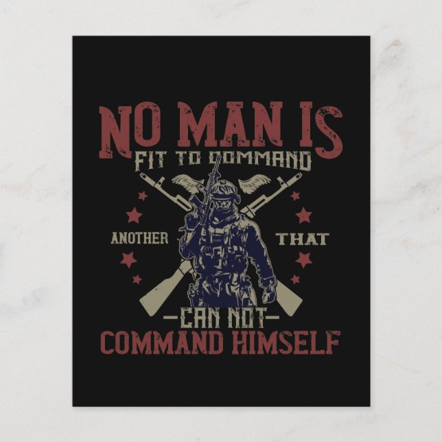 No Man Is Fit To Command (Frente)