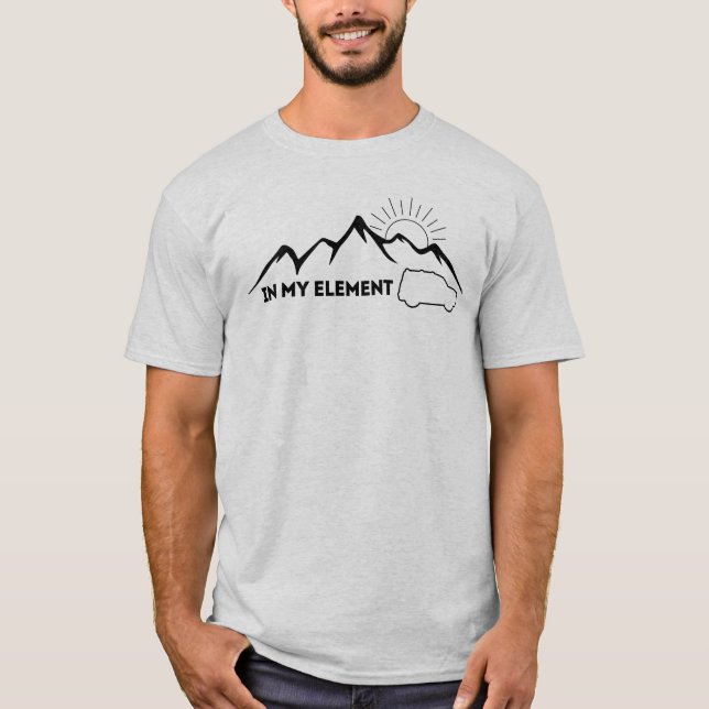 No Meu Elemento - Camiseta Honda Element (Frente)
