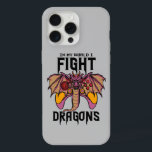 No Meu Mundo Eu Luto Com Dragões<br><div class="desc">Design fantástico com dragão para jogador</div>