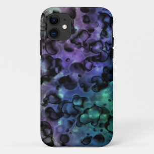 No Microscópio, Capas Verdes Azuis Roxas