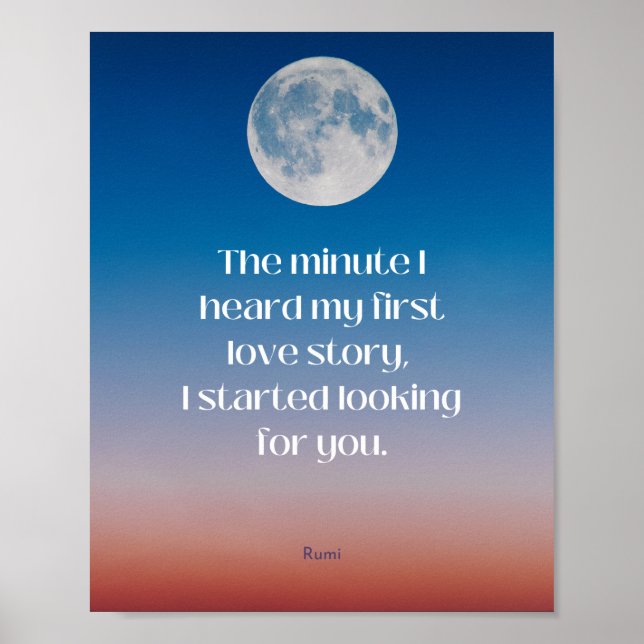 No minuto que ouvi minha primeira Poster de histór (Frente)