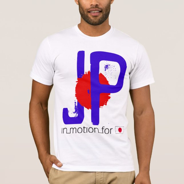 "No movimento para t-shirt de Japão" (angariação (Frente)