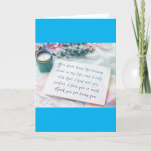 NO NOSSO AMOR DO DIA DE CASAMENTO EM UM CARTÃO ESP