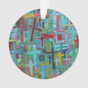 No ornamento Cross-Acrylic