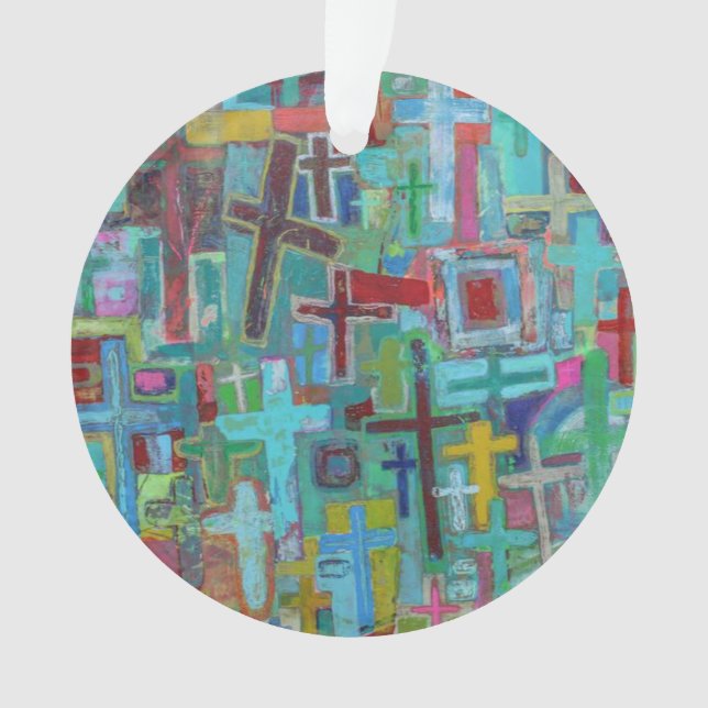 No ornamento Cross-Acrylic (Frente)