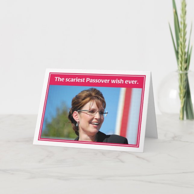 No próximo ano no cartão engraçado do Passover de (Frente)