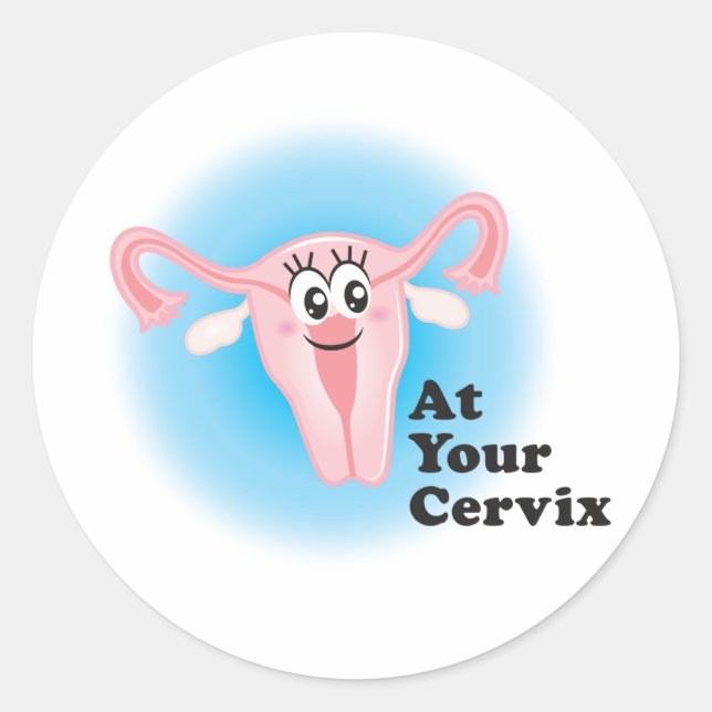 No seu adesivo Cervix (Frente)