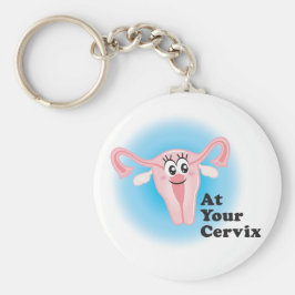 No seu Chaveiro de Utero Engraçado Cervix