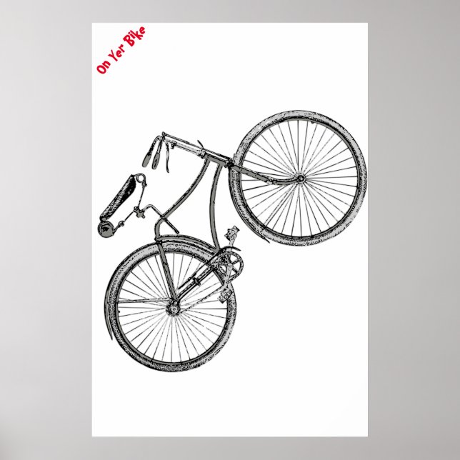 No seu Poster de bicicleta (Frente)