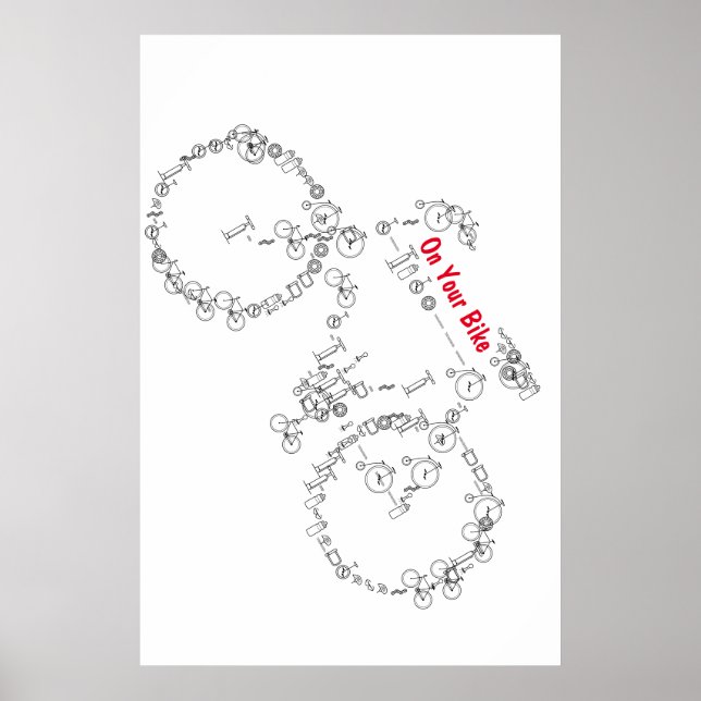 No seu Poster de bicicleta (Frente)