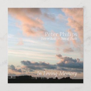 No Sunset 3 Anúncio do Serviço de Memória Pací