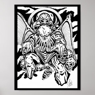 "NO TRONCO DE HÁCULAS" Art Impressão RICHARD DEAN