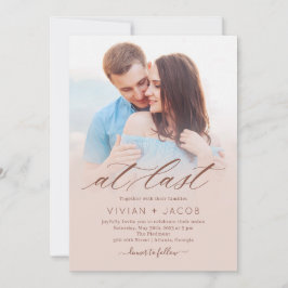 No Último Convite De Casamento Fotográfico